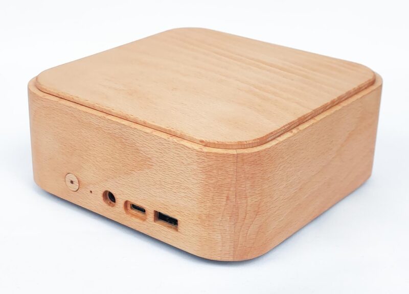 mini-pc hêtre côté 1/4