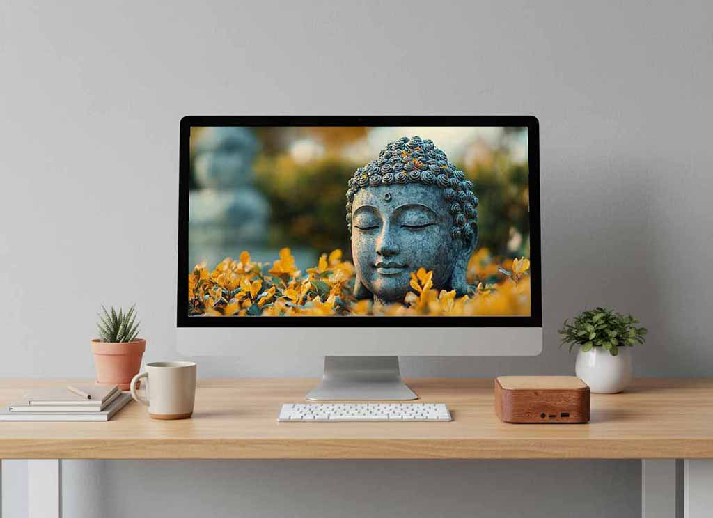 mini pc bois bureau zen