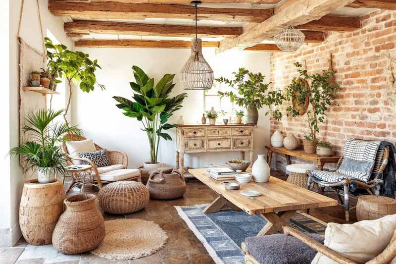 Intérieur décoration tendance Craftcore matériaux naturels et personnalisation